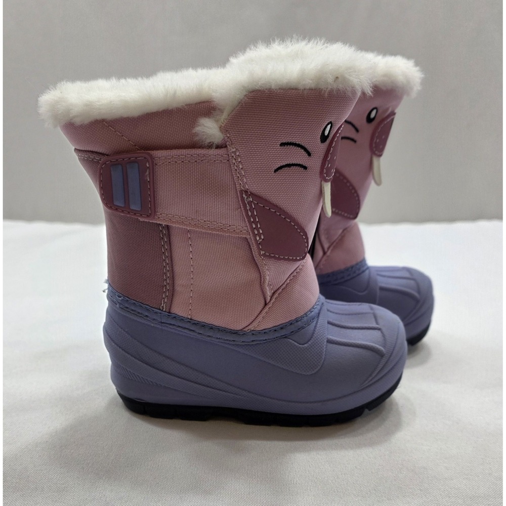Cat & Jack Girl's Pink & Purple Winter Insulated Boots. New With Tags. Size 6 - Picture 7 of 9